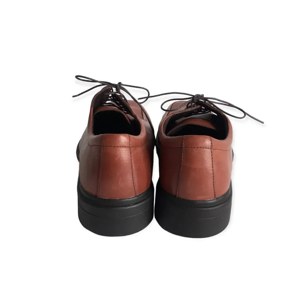 🆕Rockport Men’s Brown Leather Oxford Dress Shoes